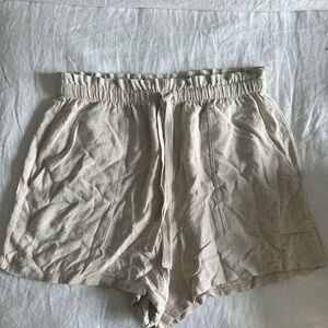 Paper bag shorts, size L